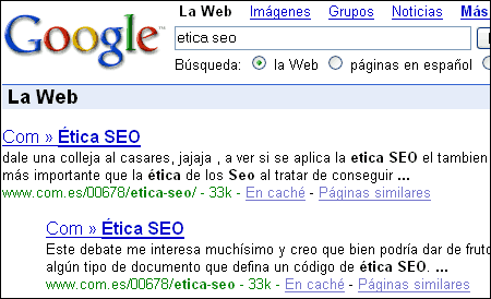 Etica seo