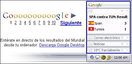 Google te ofrece el mundial en directo